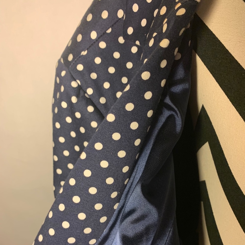 Polka Dot Button Blazerjacket - image 3